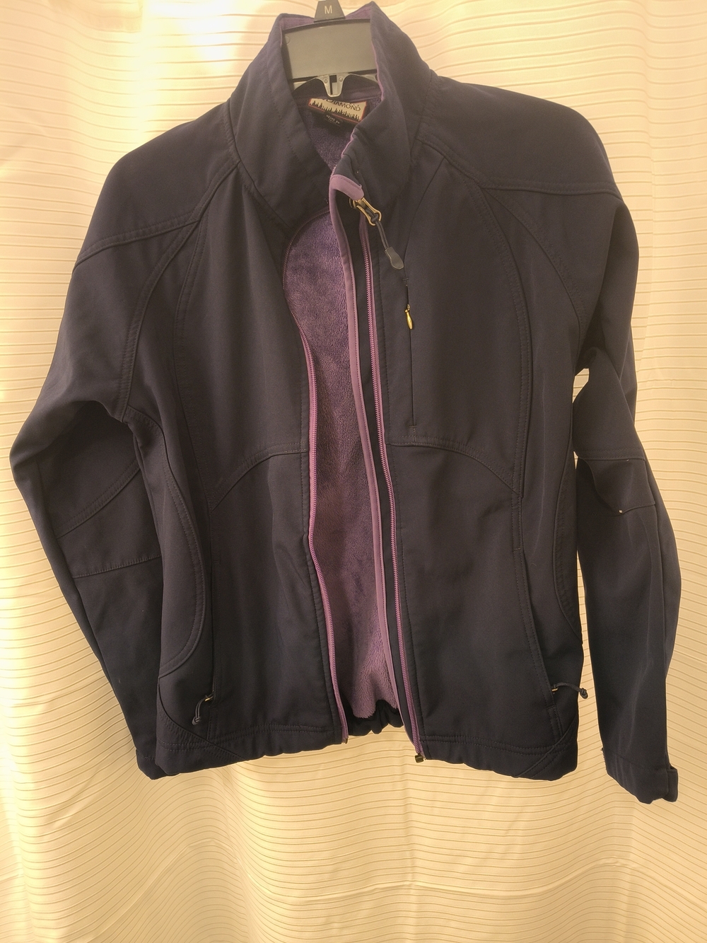 Diamond Supply Co. Navy Jacket with Lavender Trim